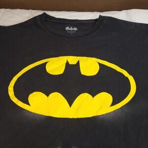 DC Batman Short Sleeve Graphic Crew Neck T Shirt Mens Size Extra Large XL Black